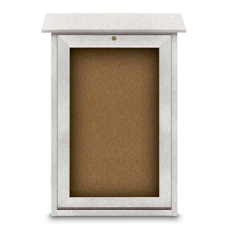 United Visual Products Outdoor Enclosed Combo Board, 48"x36", Gold Frame/Green & Pearl UVCB4836ODG-GREEN-PEARL
